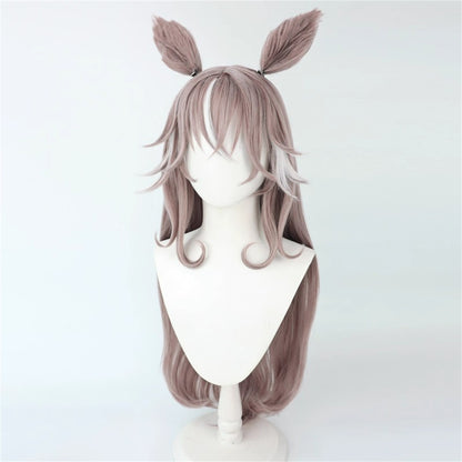 【In Stock】Game Umamusume:Pretty Derby Cosplay ワンダーアキュート Wonder Acute Cosplay Wig With Ears and Tail