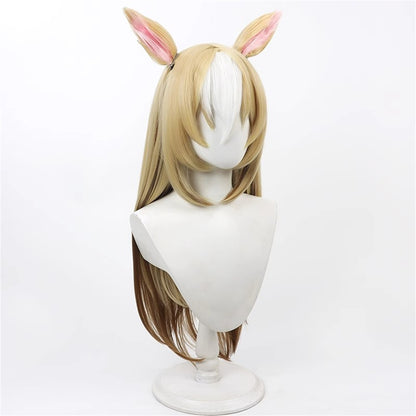 【In Stock】Game Umamusume:Pretty Derby Cosplay デュランダル Durandal Cosplay Wig With Ears and Tail