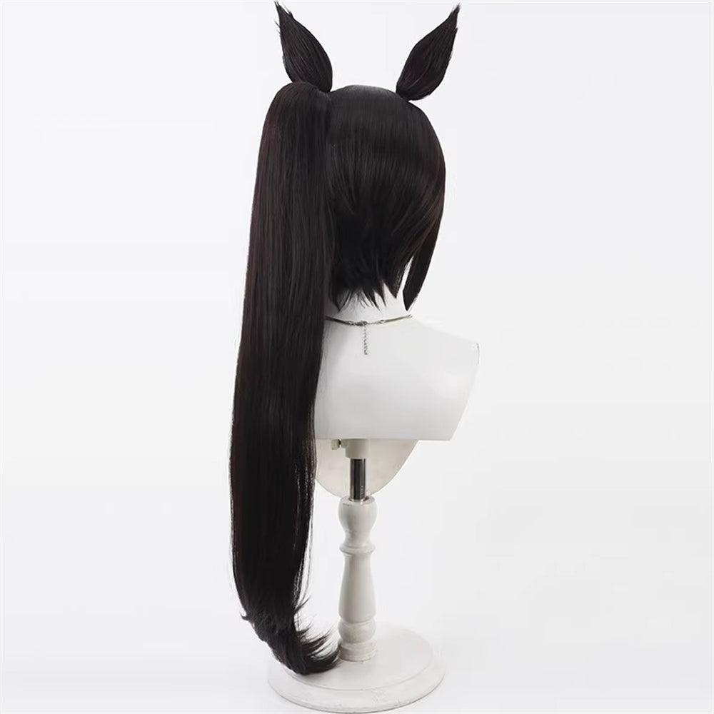 【In Stock】Game Umamusume:Pretty Derby Cosplay Swimwear ホッコータルマエ Hokko Tarumae Cosplay Wig With Ears and Tail