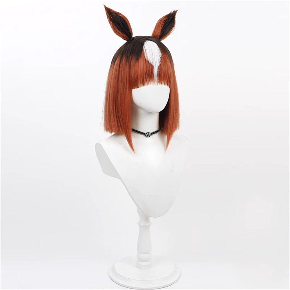 【In Stock】Game Umamusume:Pretty Derby Cosplay トランセンド Transcend Cosplay Wig With Ears and Tail