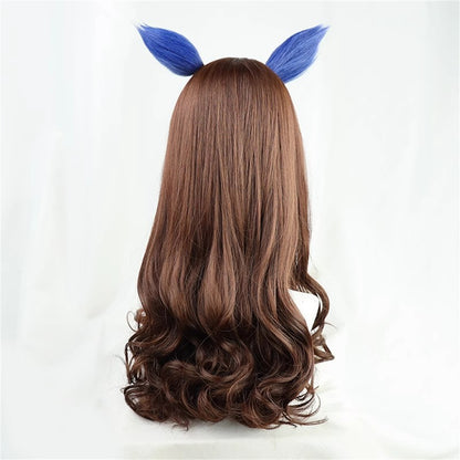 【In Stock】Game Umamusume:Pretty Derby Cosplay キングヘイロー King Halo Cosplay Wig With Ears and Tail