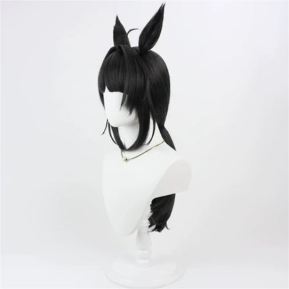 【In Stock】Game Umamusume:Pretty Derby Cosplay Logotype Cosplay Wig With Ears and Tail