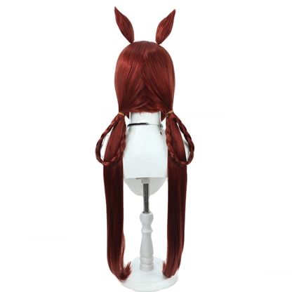 【In Stock】Game Umamusume:Pretty Derby Cosplay Swimwear スイープトウショウ Sweep Tosho Cosplay Wig With Ears and Tail