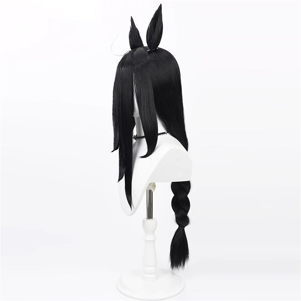 【In Stock】Game Umamusume:Pretty Derby Cosplay マンハッタンカフェ Manhattan Cafe Cosplay Wig With Ears and Tail