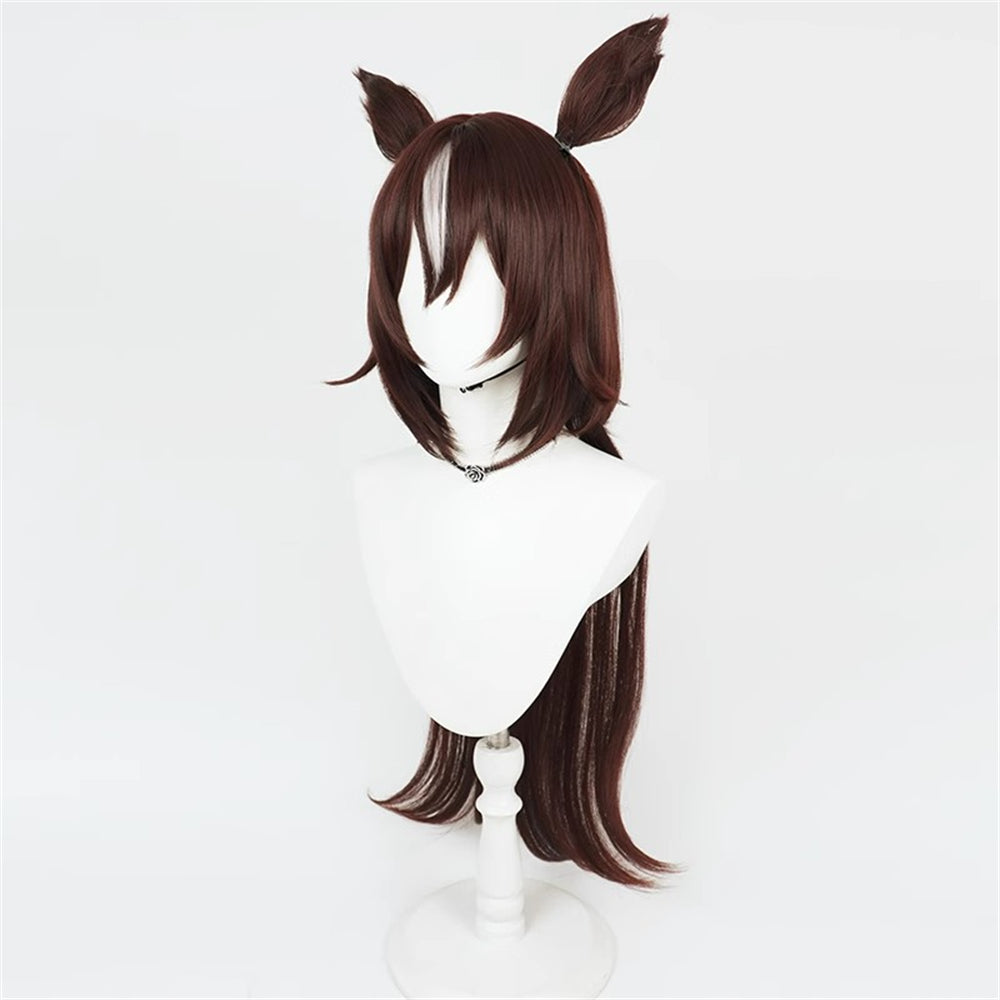 【In Stock】Game Umamusume:Pretty Derby Cosplay シリウスシンボリ Sirius Symboli Cosplay Wig With Ears and Tail