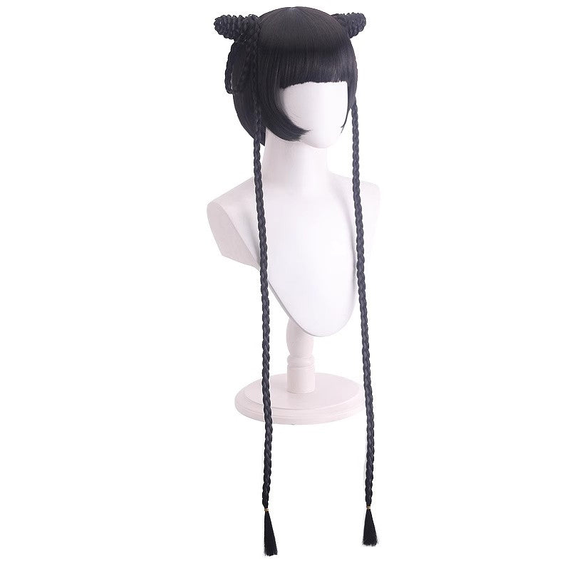 【In Stock】Anime Black Butler Cosplay Lady Ran mao Cosplay Wig