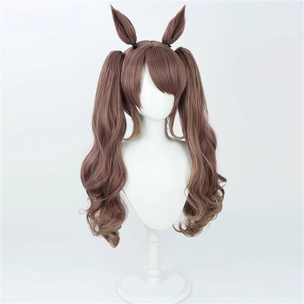 【In Stock】Game Umamusume:Pretty Derby Cosplay トーセンジョーダン Tosen Jordan Cosplay Wig With Ears and Tail