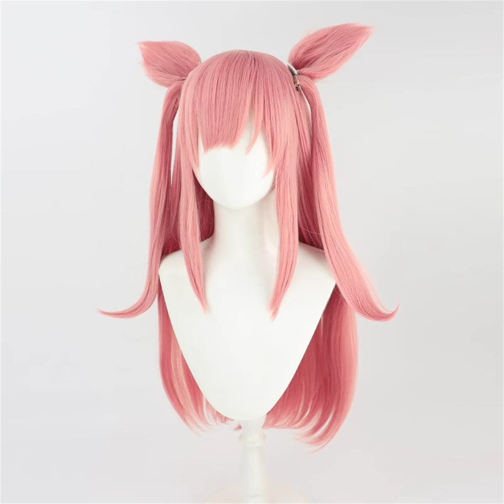 【In Stock】Game Umamusume:Pretty Derby Cosplay アグネスデジタル Agnes Digital Cosplay Wig With Ears and Tail