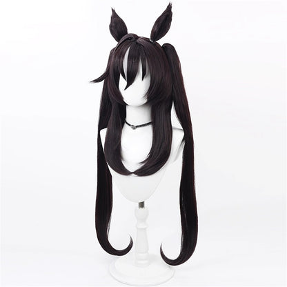【In Stock】Game Umamusume:Pretty Derby Cosplay ヴィブロス Vivlos Cosplay Wig With Ears and Tail