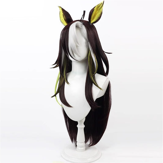 【In Stock】Game Umamusume:Pretty Derby Cosplay ドリームジャーニー Dream Journey Cosplay Wig With Ears and Tail