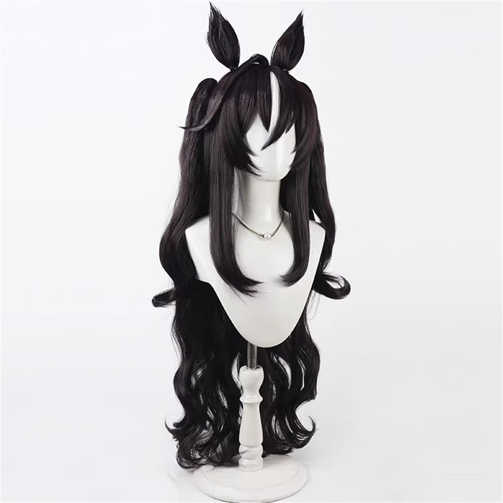 【In Stock】Game Umamusume:Pretty Derby Cosplay Swimwear ヴィブロス Vivlos Cosplay Wig With Ears and Tail