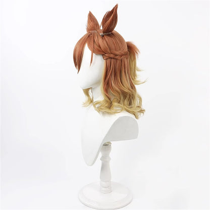 【In Stock】Game Umamusume:Pretty Derby Cosplay ジャングルポケット Jungle Pocket Cosplay Wig With Ears and Tail