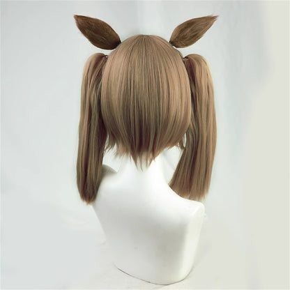 【In Stock】Game Umamusume:Pretty Derby Cosplay スマートファルコン Smart Falcon Cosplay Wig With Ears and Tail
