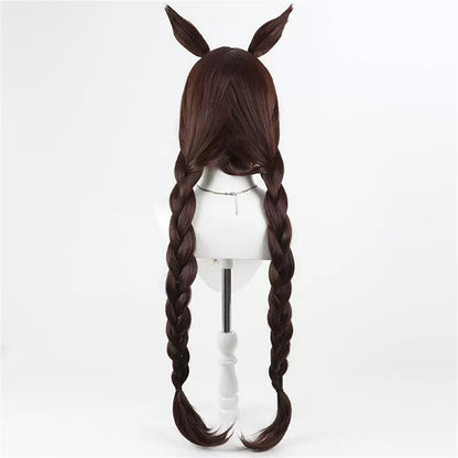 【In Stock】Game Umamusume:Pretty Derby Cosplay Hokko Tarumae ホッコータルマエ Cosplay Wig With Ears and Tail