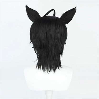 【In Stock】Game Umamusume:Pretty Derby Cosplay フジキセキ Fuji Kiseki Cosplay Wig With Ears and Tail