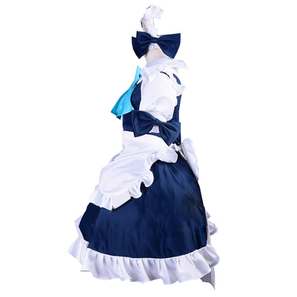 【In Stock】Game the Embodiment of Scarlet Devil Cosplay Izayoi Sakuya Maid Cosplay Costume Premium Edition