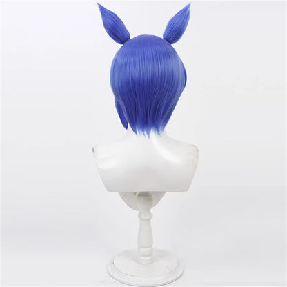 【In Stock】Game Umamusume:Pretty Derby Cosplay シーザリオ Cesario Cosplay Wig With Ears and Tail