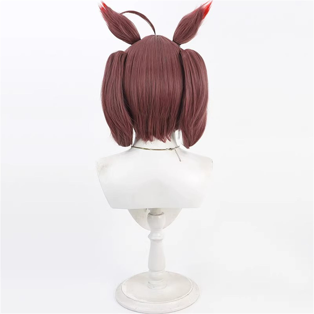 【In Stock】Game Umamusume:Pretty Derby Cosplay グランアレグリア Gran Alegria Cosplay Wig With Ears and Tail