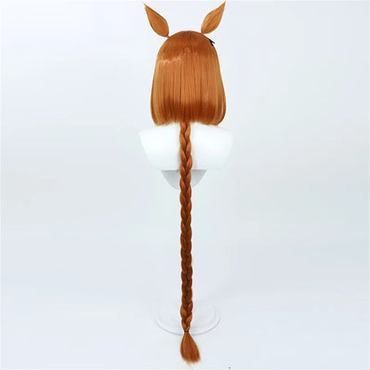 【In Stock】Game Umamusume:Pretty Derby Cosplay イクノディクタス Ikuno Dictus Cosplay Wig With Ears and Tail