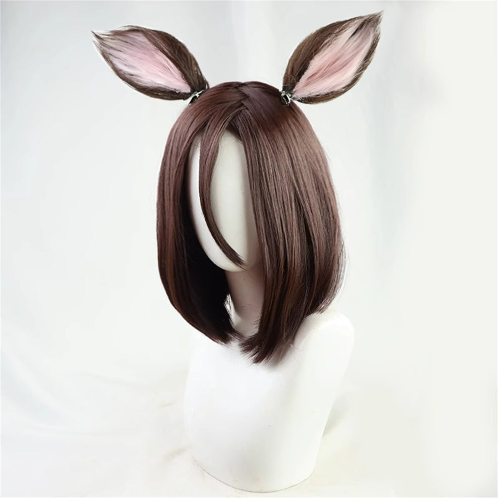 【In Stock】Game Umamusume:Pretty Derby Cosplay Air Groove エアグルーヴ Cosplay Wig With Ears and Tail