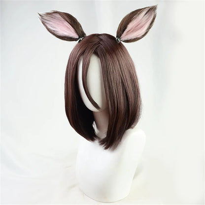 【In Stock】Game Umamusume:Pretty Derby Cosplay Air Groove エアグルーヴ Cosplay Wig With Ears and Tail
