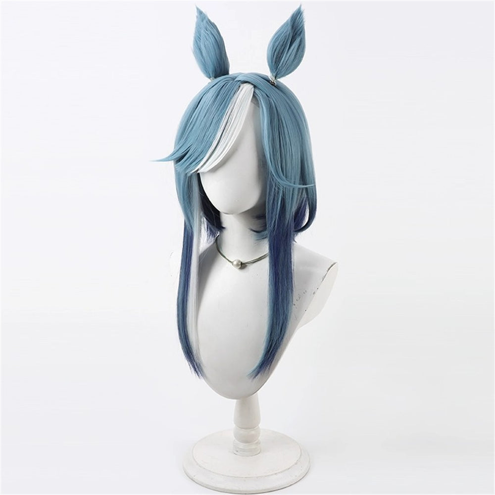 【In Stock】Game Umamusume:Pretty Derby Cosplay アドマイヤグルーヴ Admire Groove Cosplay Wig With Ears and Tail