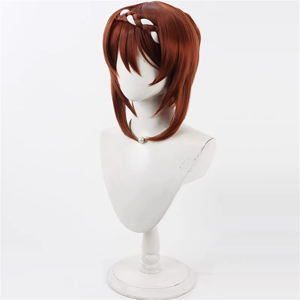 【In Stock】Game Umamusume:Pretty Derby Cosplay New Outfit スーパークリーク Super Creek Cosplay Wig With Ears and Tail
