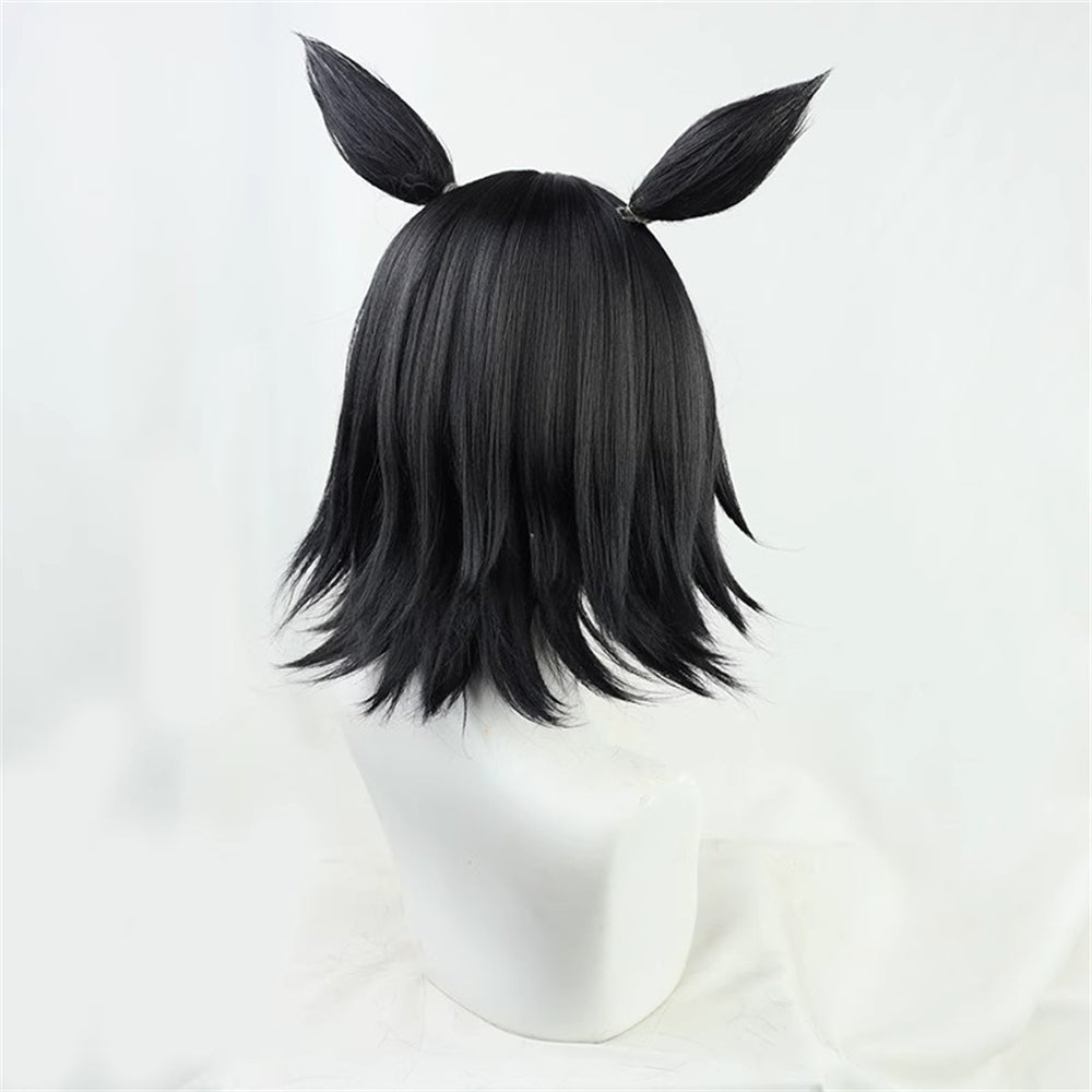 【In Stock】Game Umamusume:Pretty Derby Cosplay ウイニングチケット Winning Ticket Cosplay Wig With Ears and Tail