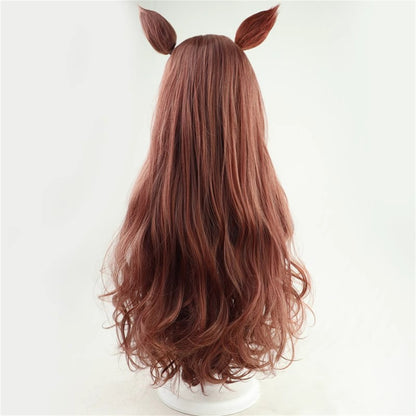 【In Stock】Game Umamusume:Pretty Derby Cosplay Mejiro Bright  メジロブライト Cosplay Wig With Ears and Tail