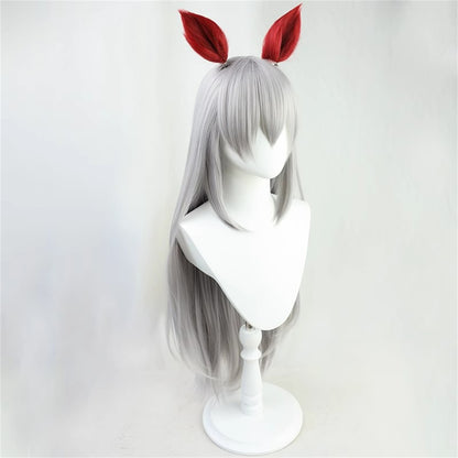 【In Stock】Game Umamusume:Pretty Derby Cosplay タマモクロス Tamamo Cross Cosplay Wig With Ears and Tail