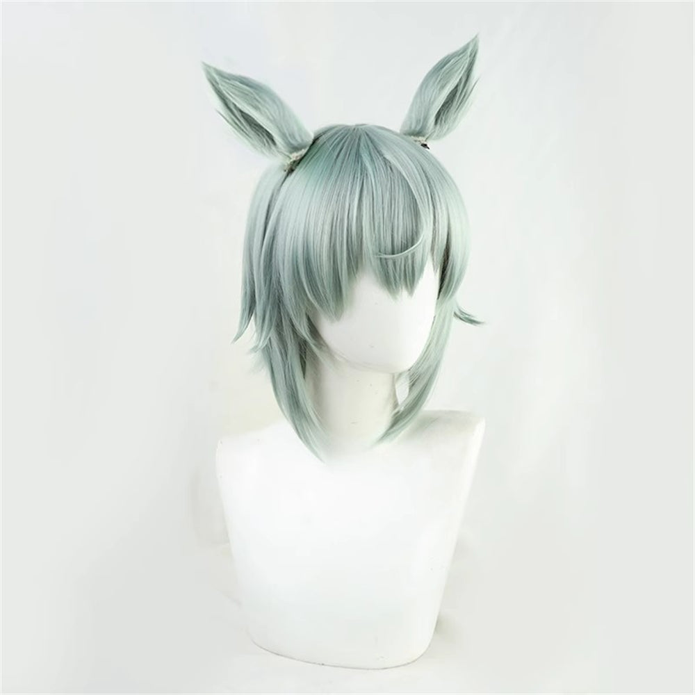 【In Stock】Game Umamusume:Pretty Derby Cosplay セイウンスカイ Seiun Sky Cosplay Wig With Ears and Tail