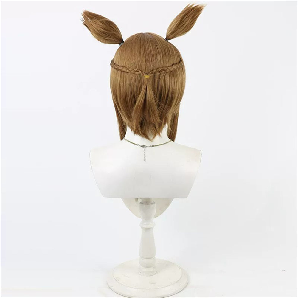 【In Stock】Game Umamusume:Pretty Derby Cosplay Over the Ocean シュヴァルグラン Cheval Grand Cosplay Wig With Ears and Tail
