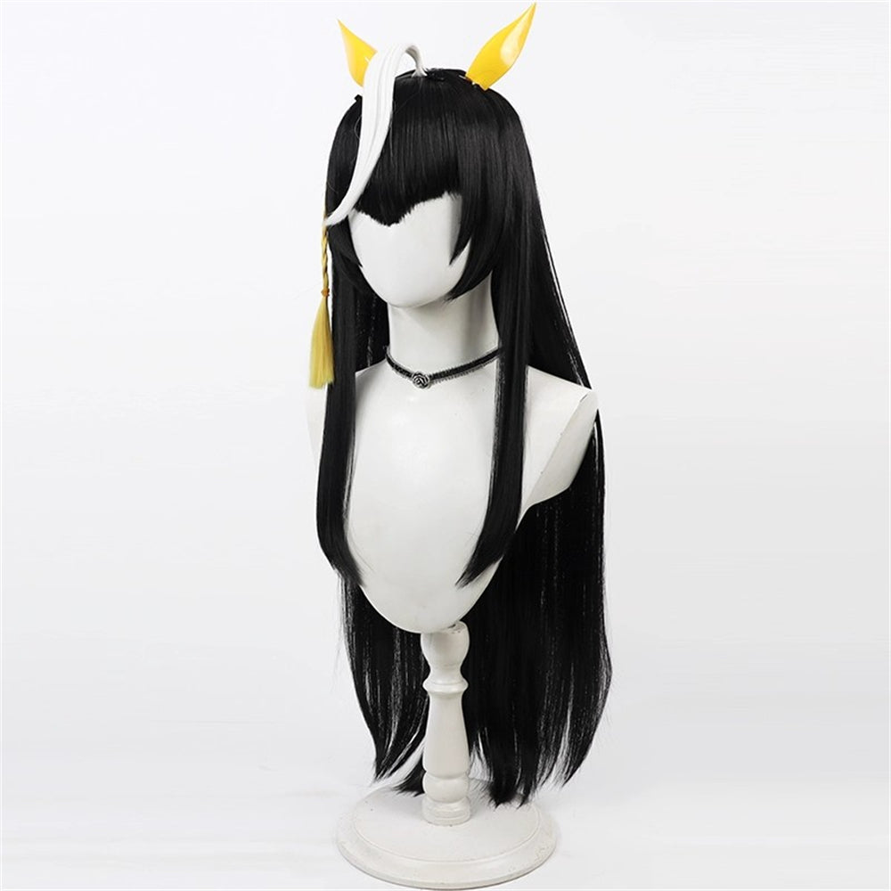 【In Stock】Game Umamusume:Pretty Derby Cosplay カルストンライトオ Calstone Light O Cosplay Wig With Ears and Tail
