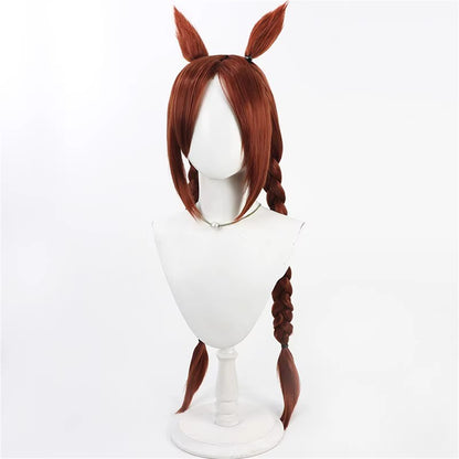 【In Stock】Game Umamusume:Pretty Derby Cosplay サクラバクシンオー Sakura Bakushin O (Sports Festival) Cosplay Wig With Ears and Tail