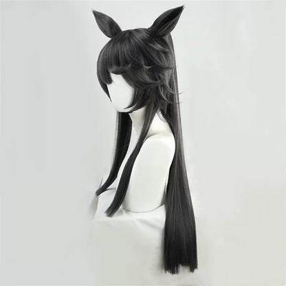【In Stock】Game Umamusume:Pretty Derby Cosplay Maverick ナリタブライアン Cosplay Wig With Ears and Tail