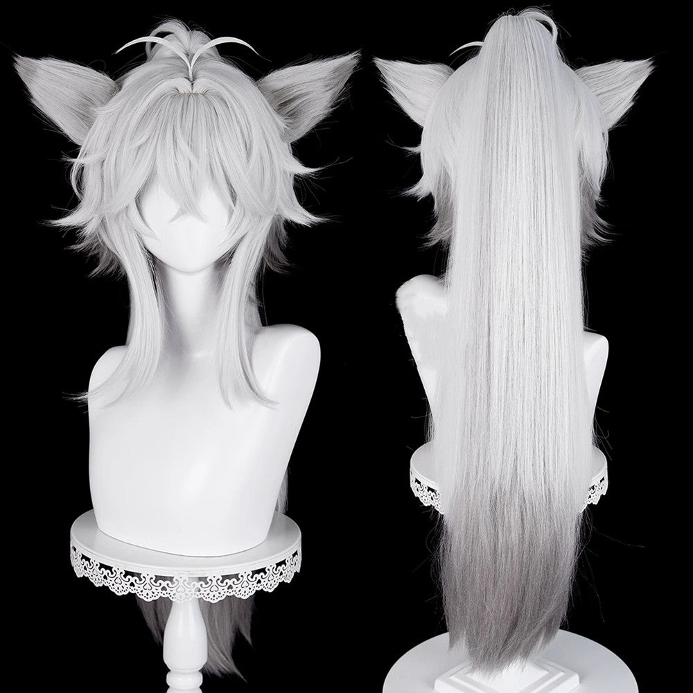 【In Stock】Game Arknights Cosplay Lappland the Decadenza Disorderly Humility Cosplay Wig