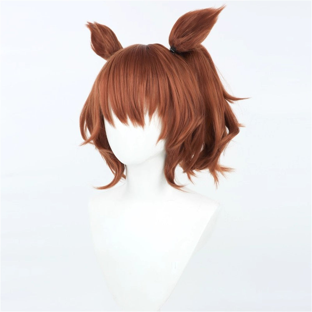 【In Stock】Game Umamusume:Pretty Derby Cosplay アストンマーチャン Aston Machan Cosplay Wig With Ears and Tail
