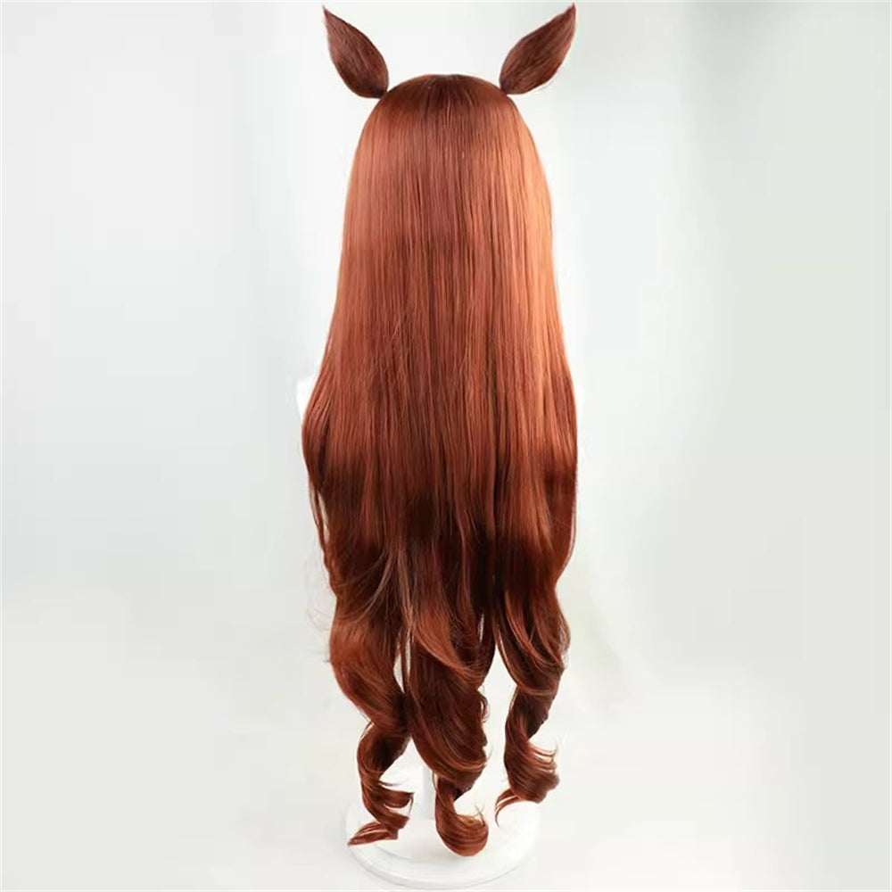 【In Stock】Game Umamusume:Pretty Derby Cosplay マルゼンスキー Maruzensky Cosplay Wig With Ears and Tail