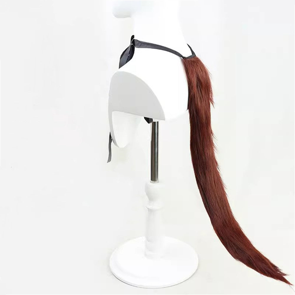 【In Stock】Game Umamusume:Pretty Derby Cosplay ホッコータルマエ Hokko Tarumae Cosplay Wig and Tail