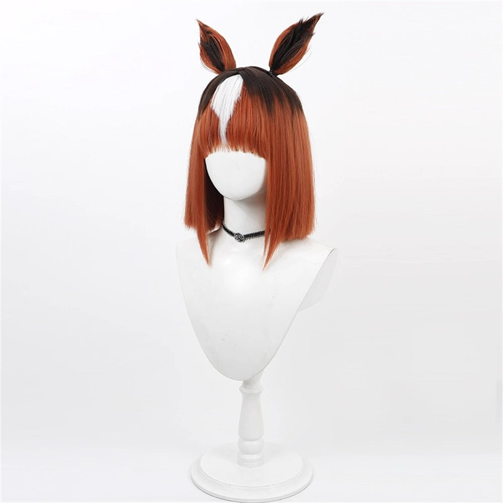 【In Stock】Game Umamusume:Pretty Derby Cosplay トランセンド Transcend Cosplay Wig With Ears and Tail