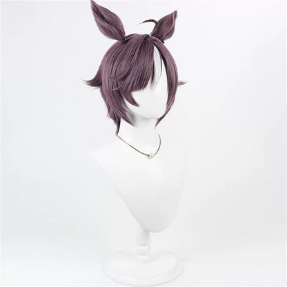 【In Stock】Game Umamusume:Pretty Derby Cosplay ビリーヴ Believe Cosplay Wig With Ears and Tail