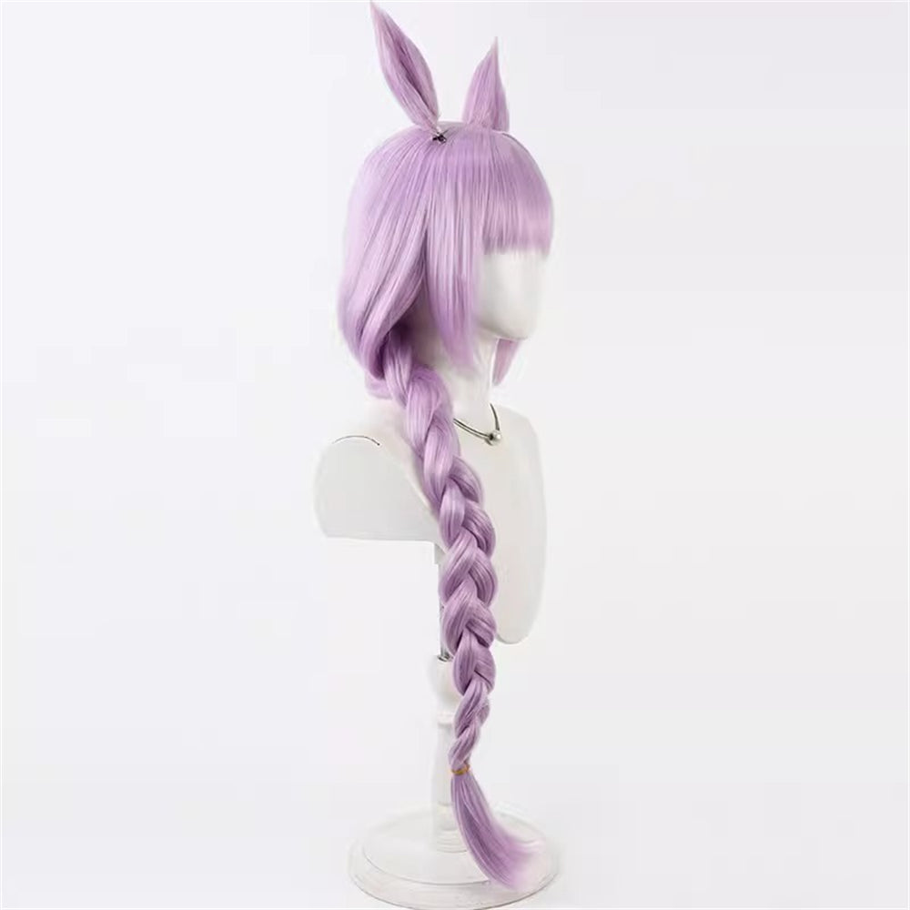 【In Stock】Game Umamusume:Pretty Derby Cosplay ムーンライトルナシー Moonlight Lunacy Cosplay Wig With Ears and Tail