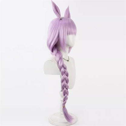 【In Stock】Game Umamusume:Pretty Derby Cosplay ムーンライトルナシー Moonlight Lunacy Cosplay Wig With Ears and Tail