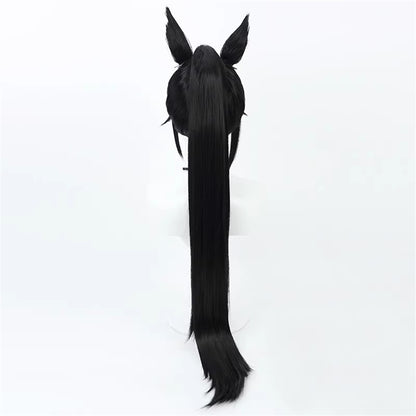 【In Stock】Game Umamusume:Pretty Derby Cosplay シンボリクリスエス Symboli Kris S Cosplay Wig With Ears and Tail