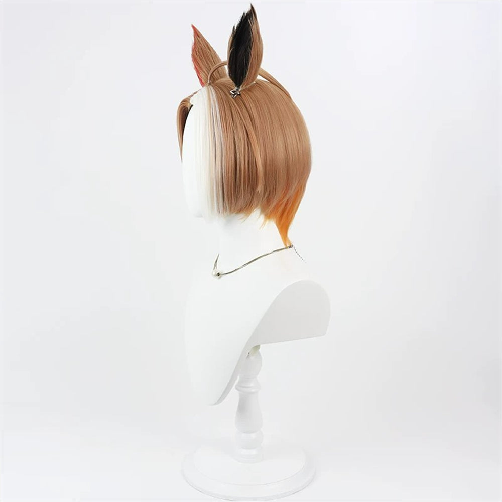 【In Stock】Game Umamusume:Pretty Derby Cosplay カジノドライヴ Casino Drive Cosplay Wig With Ears and Tail