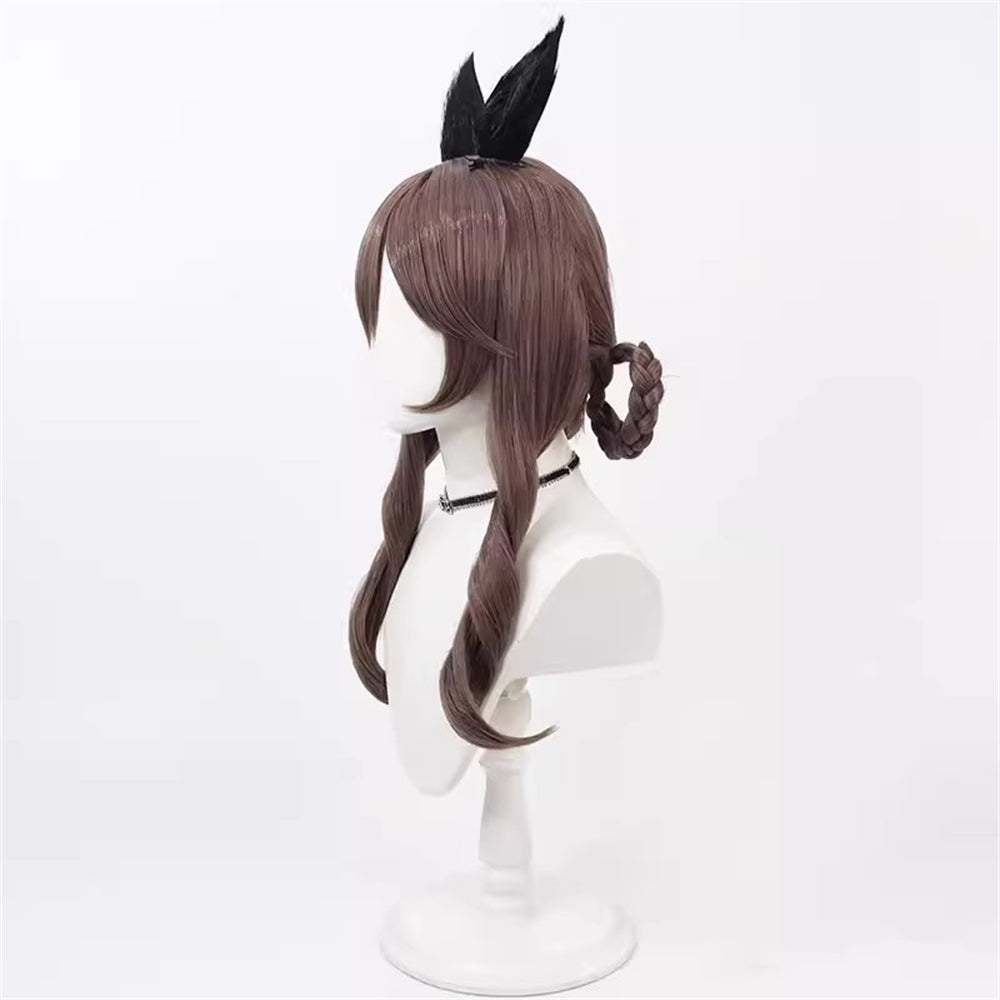 【In Stock】Game Umamusume:Pretty Derby Cosplay ジェンティルドンナ Gentildonna Cosplay Wig With Ears and Tail