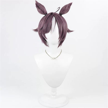 【In Stock】Game Umamusume:Pretty Derby Cosplay ビリーヴ Believe Cosplay Wig With Ears and Tail