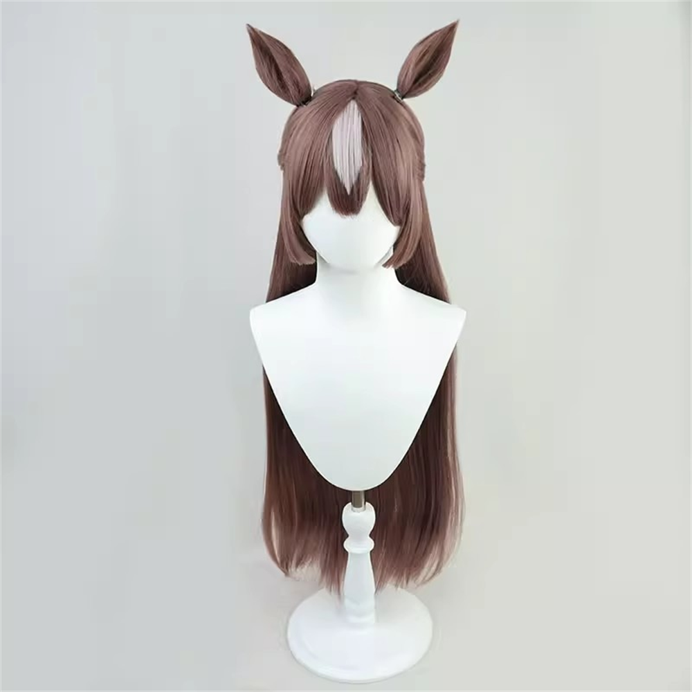 【In Stock】Game Umamusume:Pretty Derby Cosplay サトノダイヤモンド  Satono Diamond Cosplay Wig With Ears and Tail