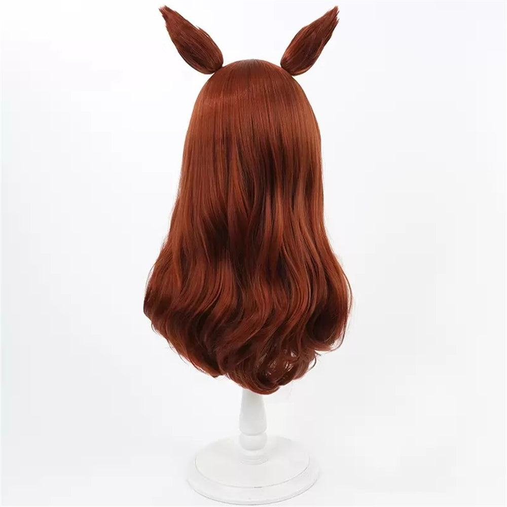 【In Stock】Game Umamusume:Pretty Derby Cosplay ナイスネイチャ Nice Nature Cosplay Wig With Ears and Tail