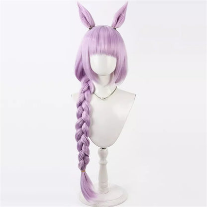 【In Stock】Game Umamusume:Pretty Derby Cosplay ムーンライトルナシー Moonlight Lunacy Cosplay Wig With Ears and Tail